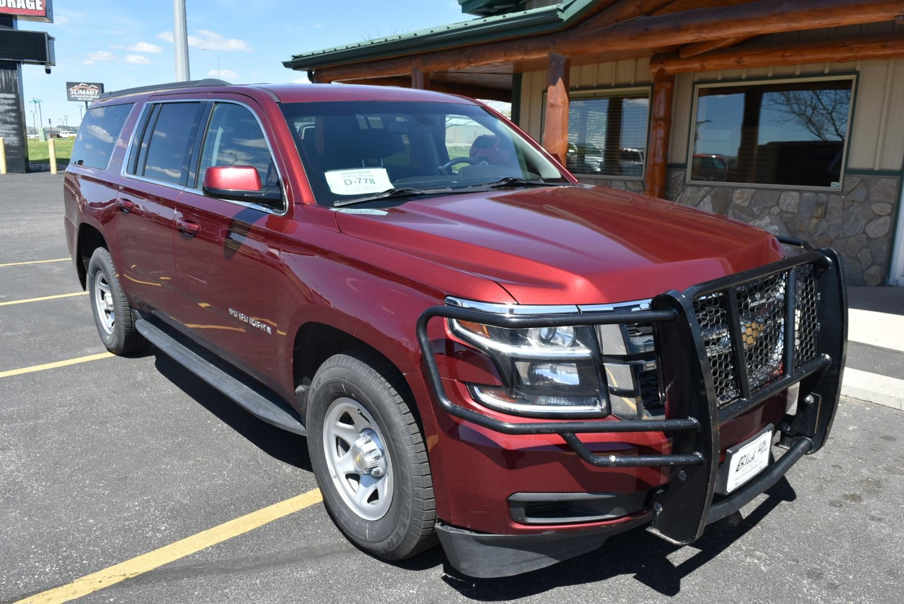 2019 Maroon /Black Chevrolet Suburban Fleet (1GNSKKKC6KR) with an 5.3L V-8 engine, 6-Speed Automatic transmission, located at 1600 E Hwy 44, Rapid City, SD, 57703, (605) 716-7878, 44.070232, -103.171410 - Photo #0